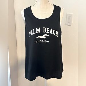 Black Palm Beach Tank Top